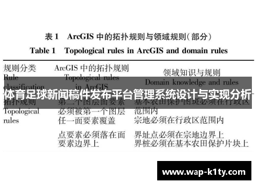 体育足球新闻稿件发布平台管理系统设计与实现分析