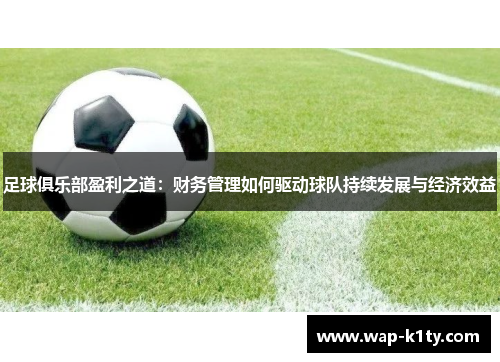 足球俱乐部盈利之道：财务管理如何驱动球队持续发展与经济效益