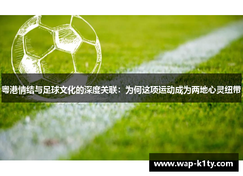 粤港情结与足球文化的深度关联：为何这项运动成为两地心灵纽带